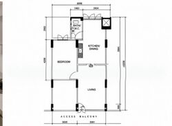 Blk 805 King George's Avenue (Kallang/Whampoa), HDB 2 Rooms #558913101